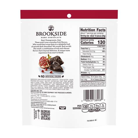 brookside chocolate in india online|HERSHEY'S Exotic Dark Pomegranate Flavor .